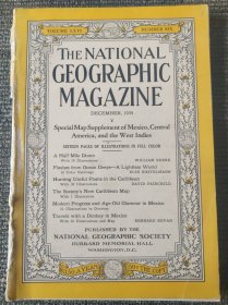 National Geographic 国家地理杂志英文版1934年12月 附赠地图