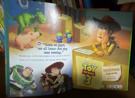 英文原版绘本 精装本 Leapfrog Leapreader 跳蛙点读 The Toy Story3-Together Again 玩具总动员3