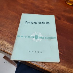 诗词格律概要