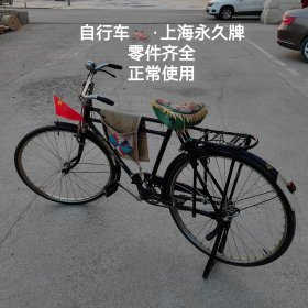 永久牌·自行车｜上海产 零件齐全、正常使用、三响一转、难得一见！