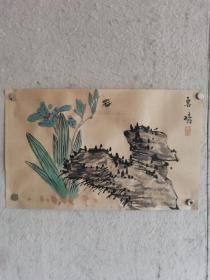 佚名花鸟小品。