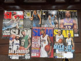 slam 美国篮球 杂志 英文 6本合售不议价
