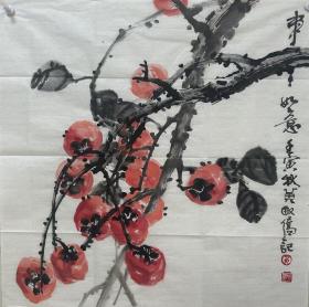 【保真字画，展览作品，冲钻特价，不代表画家市场润格】黄敏侨，68X68cm！
先后就读于北京艺术学院中国画系、中国人民大学花鸟画硕士课题班、清华大学美术学院全国美术理论研究生班兼高研班执行导师。系中国国画家协会理事、广东省美术家协会会员、揭阳市美术家协会原副主席、揭阳中国画院副院长、普宁市美术家协会名誉主席、普宁市乡村文化艺术协会主席、政协普宁市文史委员