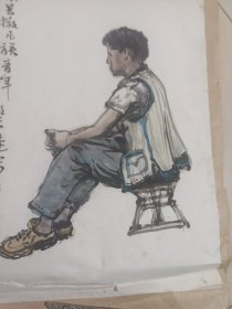 保真，民国詹明录教授国画三，詹明录，1922年生。重庆人。毕业于解放前国立中央大学艺术系。受教于徐悲鸿、傅抱石、陈之佛。中国书法家协会会员，昆明书法家协会名誉主席。昆明师专艺术系客座教授。书作多次入选全国性书展，入选《云南书画》等大型书画集。艺术生涯收录于《当代中国艺术大成》、《中国美术年鉴》等。