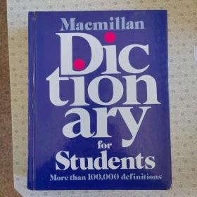 Macmillan Dictionary for Students. William D. Halsey. 英语进口原版精装