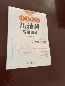 周计划：中考数学压轴题高效训练（匀速动点问题）