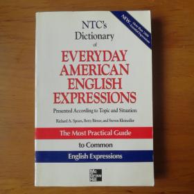 NTC's Dictionary of EVERYDAY AMERICAN ENGLISH EXPRESSIONS 日常美语表达【 正版原版 品新实拍 】