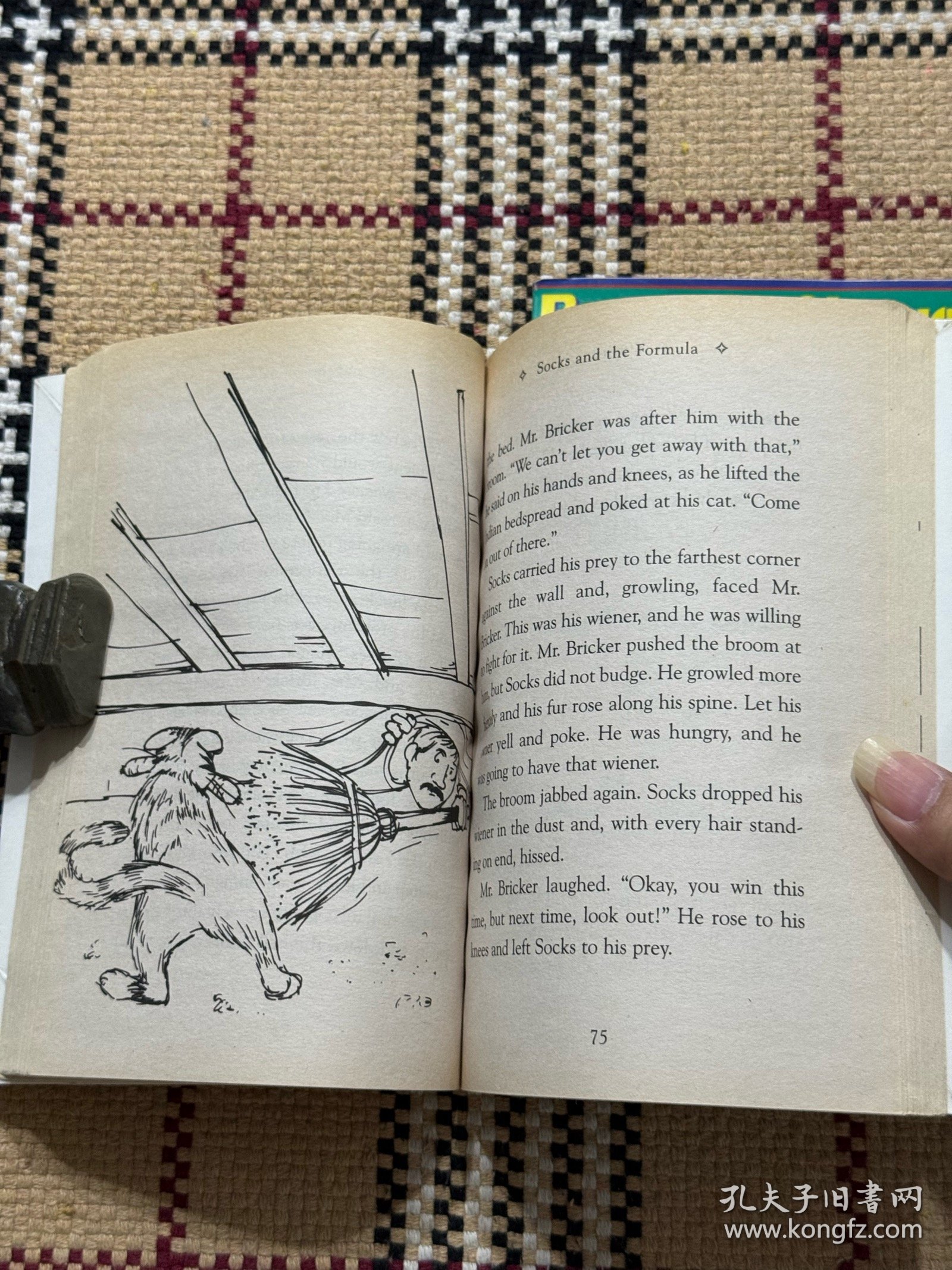 【英文】【儿童读物】STRIDER + SOCKS + Muggie Maggie（插画本） 3本合售 品相自鉴