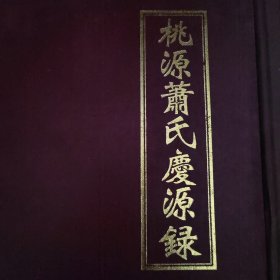 桃源肖氏庆源录，族谱2.3.4.5.6.7.8.9.11.12（10本合卖）