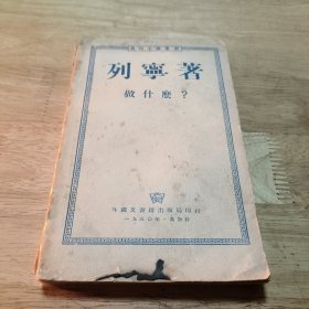 列宁著:做什么？