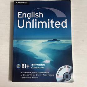English Unlimited B1+ Intermediate Coursebook [With DVD ROM]（附光盘）