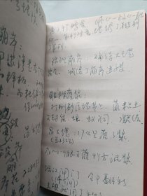 湖北日报记者张胜利 1998年千里行专辑 采访本