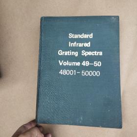 标准红外光栅光谱(纯化合物）
Standard
Infrared
Grating Spectra
Volume 49-50
48001-50000