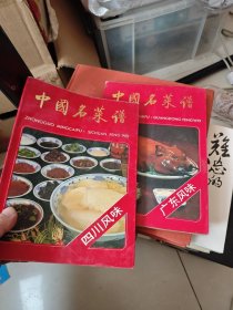 中国名菜谱广东风味 四川风味合售