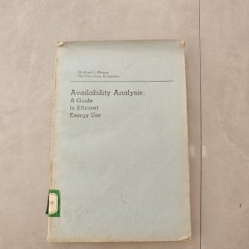 Availability Analysis:A Guide to Efficient Energy Use可用性分析（能量有效利用指南）