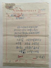 （新安名医资料）：现代新安医学之大家 程道南(1914～1994) 63年中医处方一页。 （1936年，被推举为县国医公会理事、理事长，全国首批继承老中医药专家学术经验带教导师、安徽省中医学会理事、省新安医学研究会顾问、黄山市中医学会副理事长），处方：长30cm，宽19cm