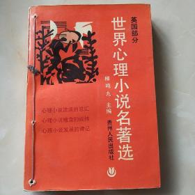 世界心理小说名著选（英国部分二）（因邮局搬迁，近期只寄快递，望见谅。）