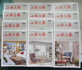小说月报 2021年 全年1-12月上（总第493-504期）12本合售