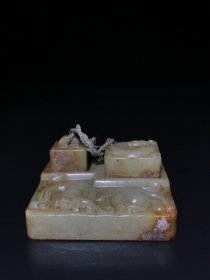 旧藏和田玉汉景帝刘启令玺