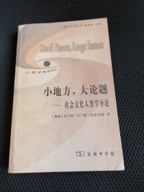 小地方，大论题：社会文化人类学导论