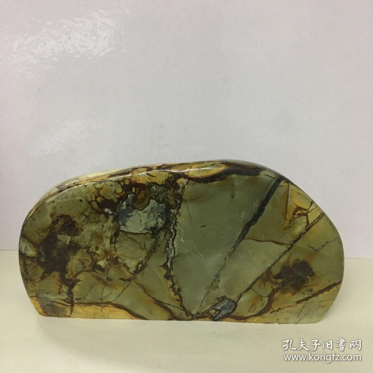 奇石摆件：秋天荷叶 值得收藏