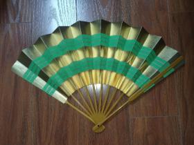 日本回流:金箔 描金描彩 御舞扇 折扇