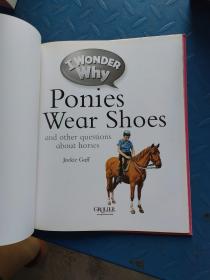 I WONDER Why ponies wear shoes