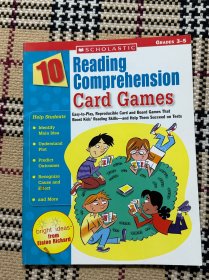 【英文】10 Reading Comprehension Card Games（Grades 3-5） 品相自鉴