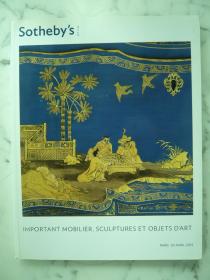 巴黎苏富比  2012年 重要西洋古董 欧洲古董 家具 雕塑 瓷器 装饰艺术品 拍卖专场