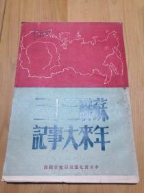 苏联三十三年来大事记