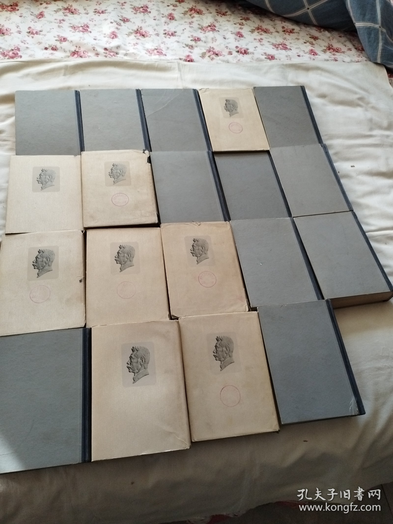鲁迅全集(1-20卷全（1973年一版一印)，简体竖排，乙种本，精装缺10，共19卷合售