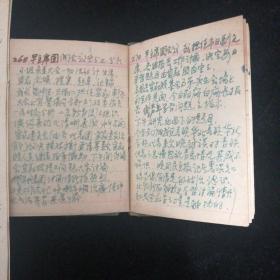 谭 明•甲旧藏•1949年华东区首届学生第一次代表大会•手写资料：1、49年1月18日至2月5日大会期间简要日记包含大会总结、经验教训各代表团人数、主席团人员签名等2青岛代表团发言稿3闭幕日刘导生同志答代表疑问稿•谭 时任华东学联住青办主任！