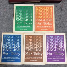 ENGLISH For Today :Book3 . 4 . 5. 6   四本合售