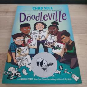英文原版 Doodleville 全彩漫画绘本图画书 艺术启蒙 教师推荐青少年课外推荐阅读图像式小说