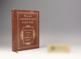 Marge Piercy签名题记本《Treasury of American Poetry》（美国诗歌经典）（Barnes&Noble Books1993年版·16开竹节精装厚册·书口三面刷金·美国著名诗人）