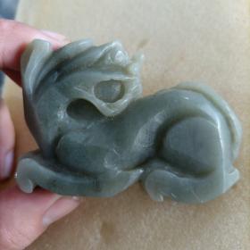 和田玉貔貅镇纸