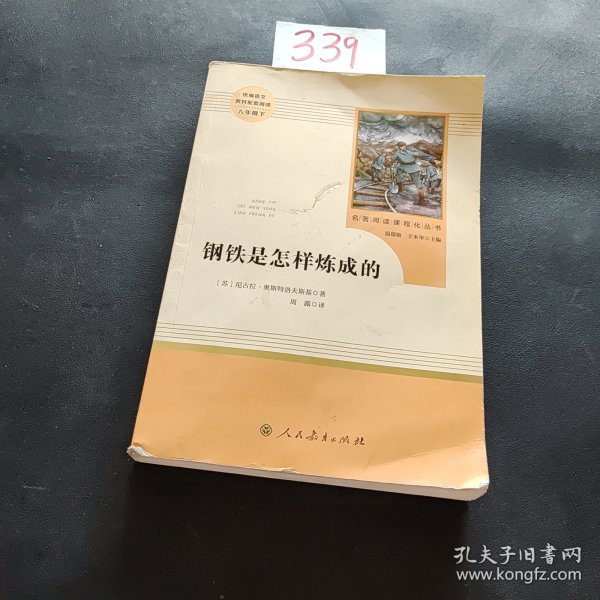 统编语文教材配套阅读 八年级下：钢铁是怎样炼成的/名著阅读课程化丛书