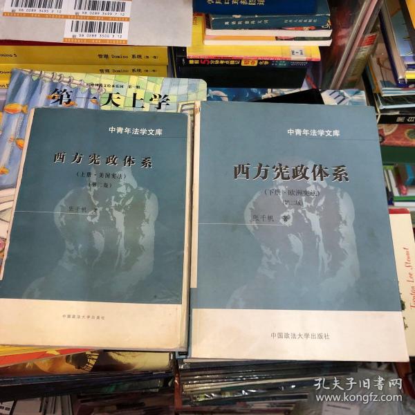 西方宪政体系( 上册 美国宪法 下册·欧洲宪法 )(中青年法学文库)两册合售 上册有点受潮了