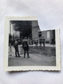 破损二战老照片 士兵合影照片 二战德军老照片 德国照片 照片长6厘米，宽6厘米