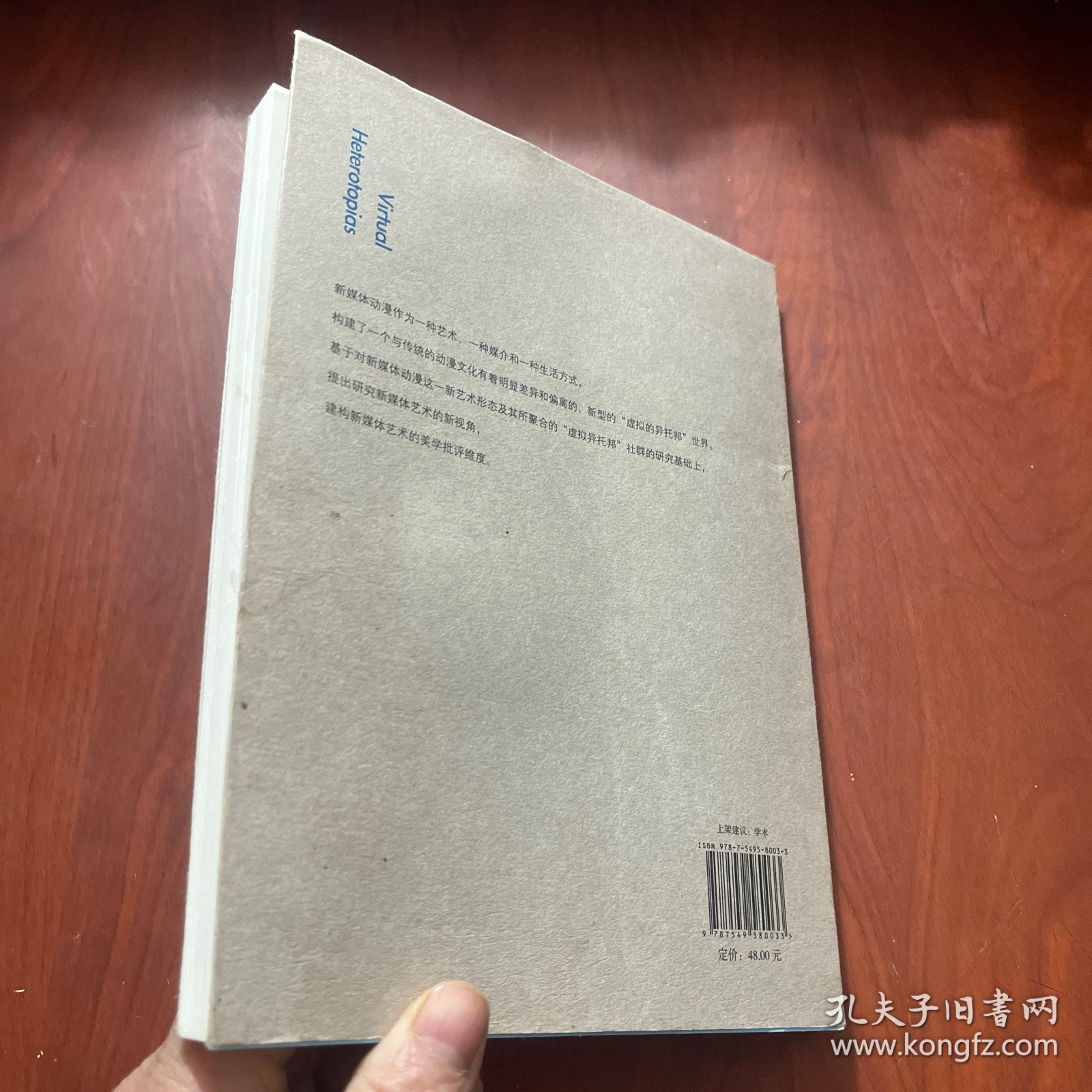 虚拟异托邦——关于新媒体动漫、网络传播和青年亚文化的研究