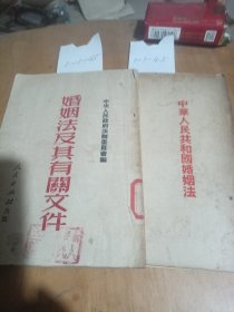 中华人民共和国婚姻法，婚姻法及其有关文件
