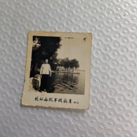 1971杭州西湖平湖秋月老照片一张
