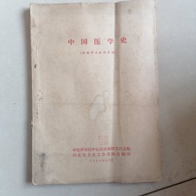 中国医学史 未经审定教材草稿