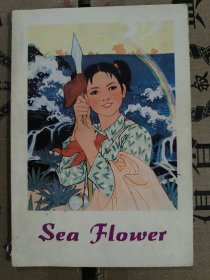 海花 彩色连环画陈衍宁绘画，1975年初版，英文版彩色印制、16开本