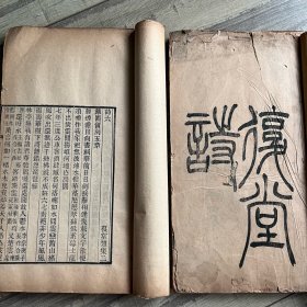 浙江文献 杭州谭献仲【復堂诗九卷词二卷附待堂文一卷 】同治刻本 大开本28.5✖️17