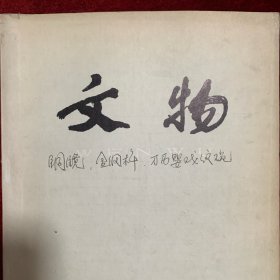 《文物》杂志：云南剑川鏊凤山幕地发掘简报 云南祥云大波那木椁墓 云南弥渡苴力战国石墓 云南永仁永定镇石板墓清理简报 云南元江它克崖画 南诏、大理国时期的有字瓦 云南建水指林寺正殿 下关市佛图塔实测和清理报告 杜文秀大理政权官印集释 沣西发现的乙卯尊及其意义 汝丁尊铭文补释 清宫律制及律管 清代陵寝地宫金井考 故宫藏清代新疆地毯