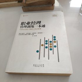 经理人职业化培训标准书系：职业经理管理训练一本通