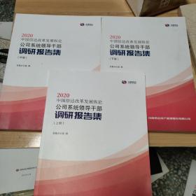 2020中国信达改革发展纵论 公司系统领导干部调研报告集 上中下