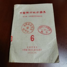 中医验方秘方汇集（第六册 内科消化系统疾病）