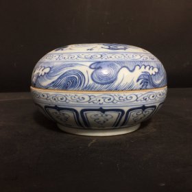 元青花食盒.